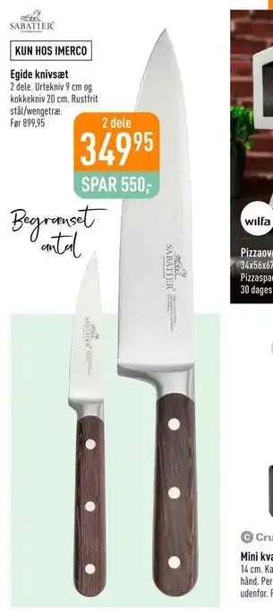 Imerco Egide knivsæt tilbud