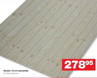 Bauhaus Bautex sporplade tilbud