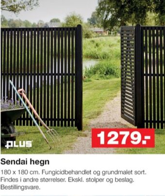 Bauhaus Plus havehegn tilbud
