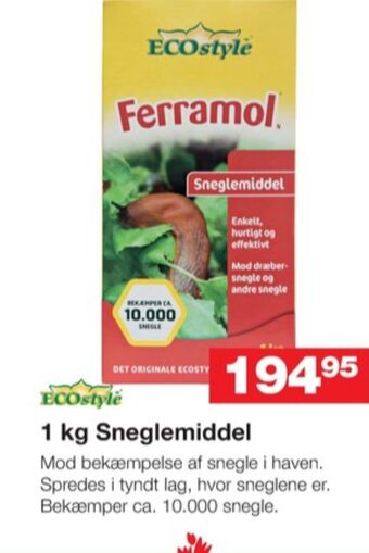 Ferramol bekæmpelsesmiddel
