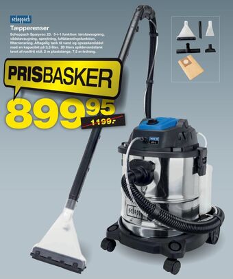 Bauhaus Scheppach tæpperenser tilbud