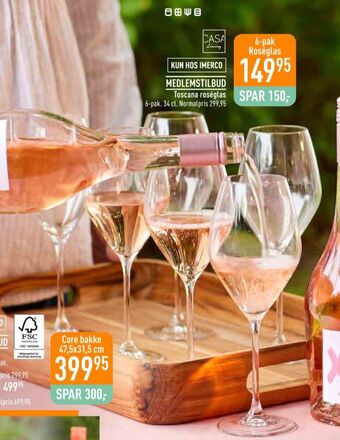 Imerco Casa living glas tilbud