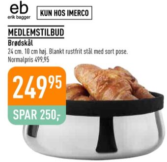 Imerco Eb brødskål tilbud