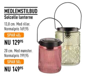 Imerco Ukendt solcellelanterne tilbud