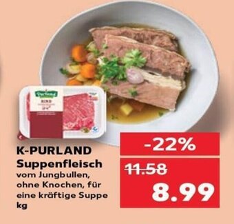 Kaufland K-PURLAND Suppenfleisch tilbud