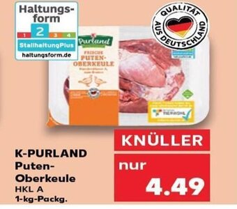 Kaufland K-PURLAND Puten-Oberkeule tilbud