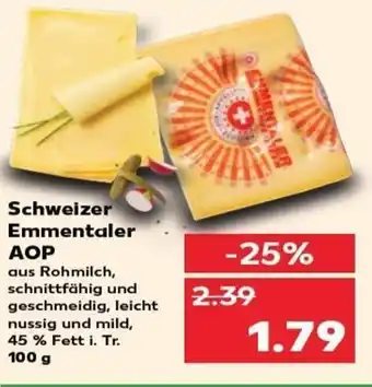 Kaufland Schweizer Emmentaler AOP tilbud