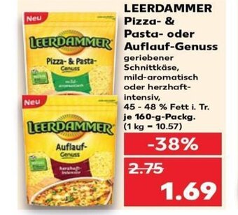 Kaufland LEERDAMMER Pizza- & Pasta- oder Auflauf-Genuss tilbud