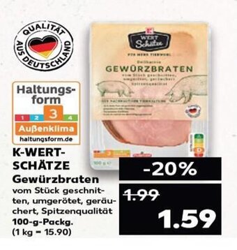 Kaufland K-WERT- SCHÄTZE Gewürzbraten tilbud