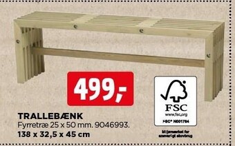 jem & fix Trallebænk tilbud