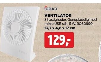 jem & fix Ventilator tilbud
