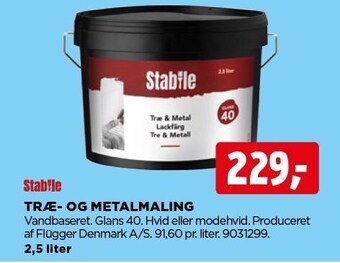 jem & fix Træ- og metalmaling tilbud