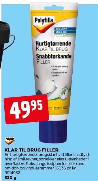 jem & fix Klar til brug filler tilbud