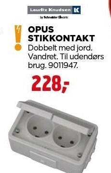 jem & fix Opus stikkontakt tilbud