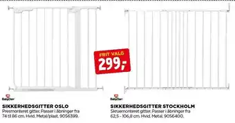 jem & fix Sikkerhedsgitter oslo el. stockholm tilbud