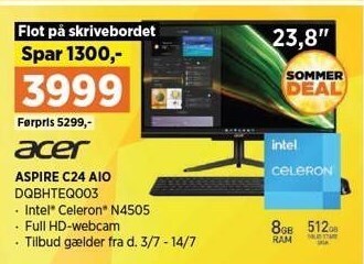 Power Acer aspire c24 aio tilbud