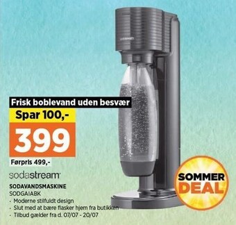 Power Sodastream sodavandsmaskine tilbud