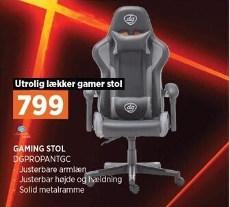 Power Gaming stol tilbud