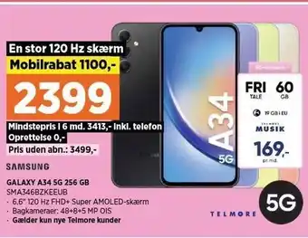 Power Galaxy a34 5g 256 gb tilbud