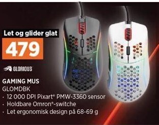 Power Glorious gaming mus tilbud