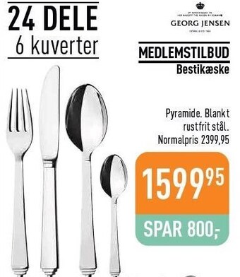 Imerco Georg jensen bestikæske tilbud