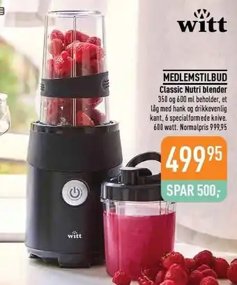 Witt classic nutri blender