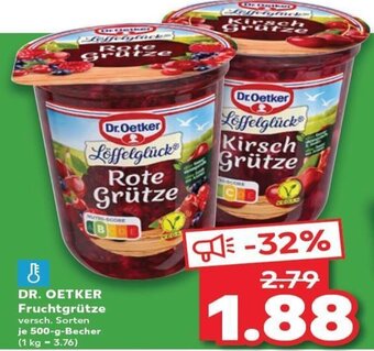 Kaufland DR. OETKER Fruchtgrütze tilbud