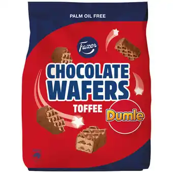 Motatos Fazer | fazer chocolate wafer dumle 175g | slik & snacks > chokolade,brød, kiks & kager > boller, kiks & kager tilbud