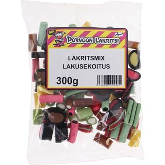 Porvoon lakritsi | lakridsmix 300g | slik & snacks > slik