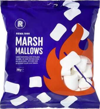 Rema 1000 Marshmallows, 200 g tilbud