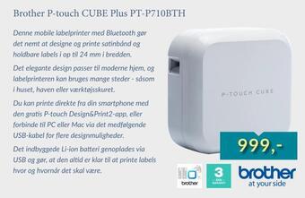 CBC Brother p-touch cube plus pt-p710bth tilbud