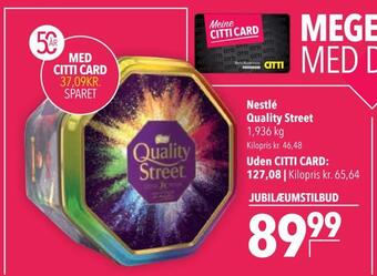 Citti Nestlé quality street tilbud