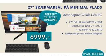 CBC Acer aspire c27alt-i-én pc tilbud