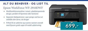 CBC Epson workforce wf-2910dwf tilbud