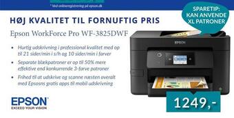 EDB Center Epson workforce pro wf-3825dwf tilbud