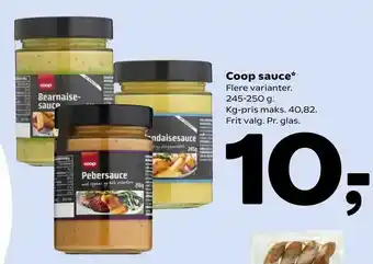 Coop 365 Coop sauce tilbud