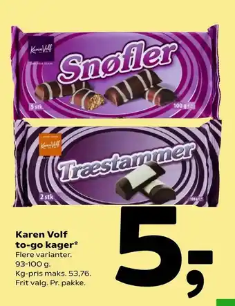 Coop 365 Karen Volf to-go kager tilbud