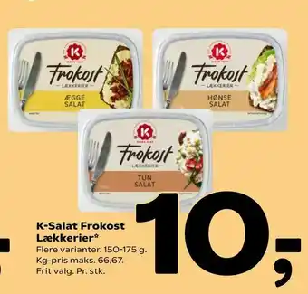 Coop 365 K-Salat Frokost tilbud