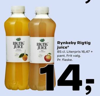 Coop 365 Rynkeby Rigtig juice tilbud