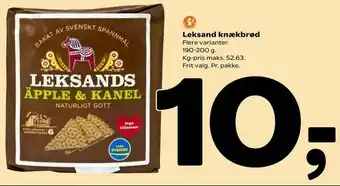 Coop 365 Leksand knækbrød tilbud