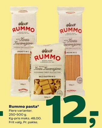 Coop 365 Rummo pasta tilbud
