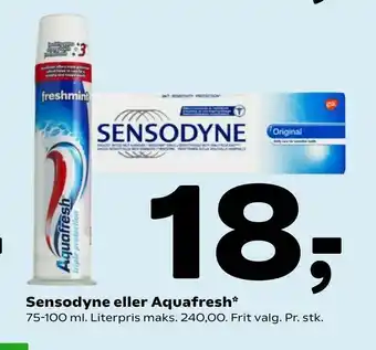 Coop 365 Sensodyne eller Aquafresh tilbud