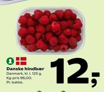 Coop 365 Danske hindbær tilbud