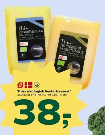 Coop 365 Thise økologisk Vesterhavsost tilbud