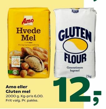 Coop 365 Amo eller Gluten mel tilbud