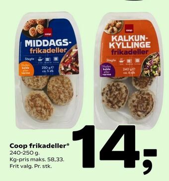 Coop 365 Coop frikadeller tilbud