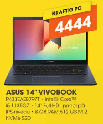 Expert ASUS 14" Vivobook R438EAEB797T tilbud