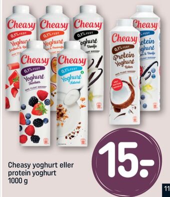REMA 1000 Cheasy yoghurt vanilje tilbud