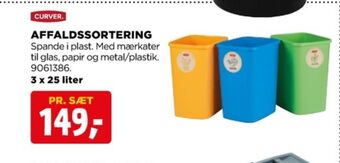 jem & fix Curver affaldsspand tilbud