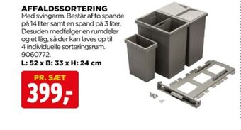 Ukendt affaldsstativ køkken